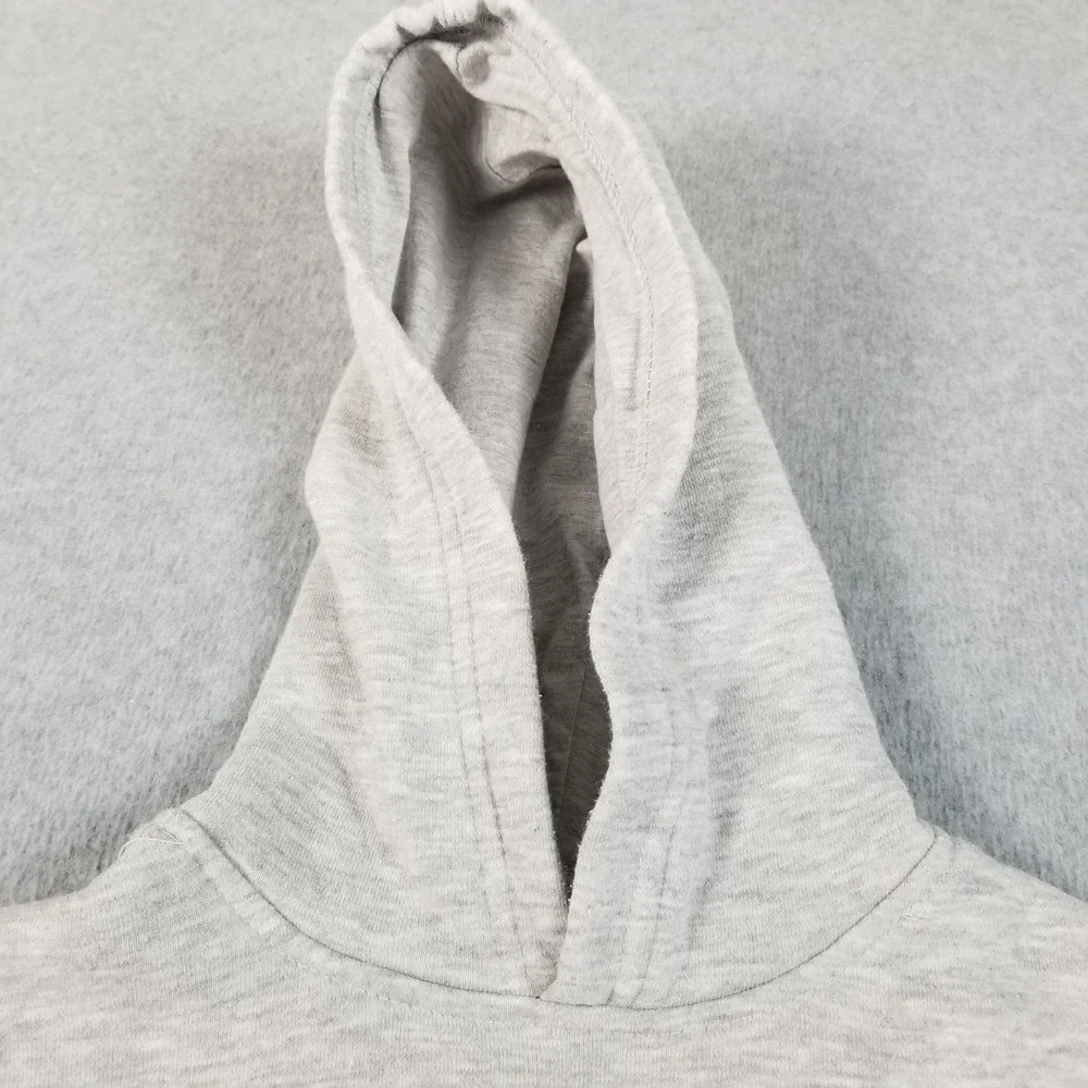 Champion Hoodie Kids 5 6 Gray Script Logo Spellout Pullover Sweatshirt Casual